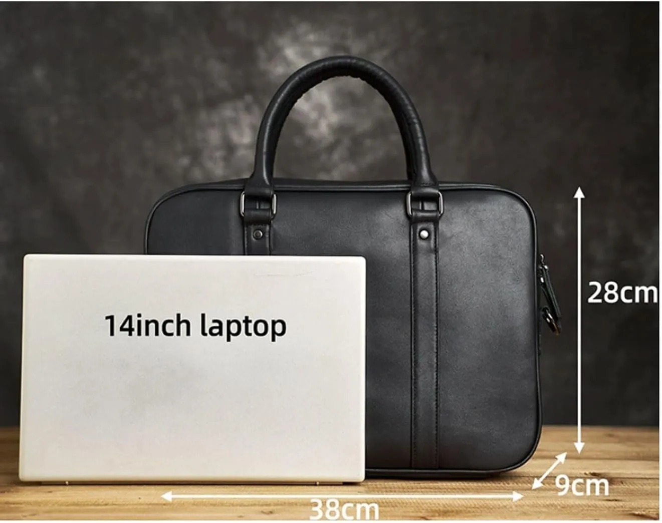 Casual Daypacks Briefcases Laptop Bags Messenger Bags Men's Leather Shoulder Bags Handbags Luggage Bags 15Inch