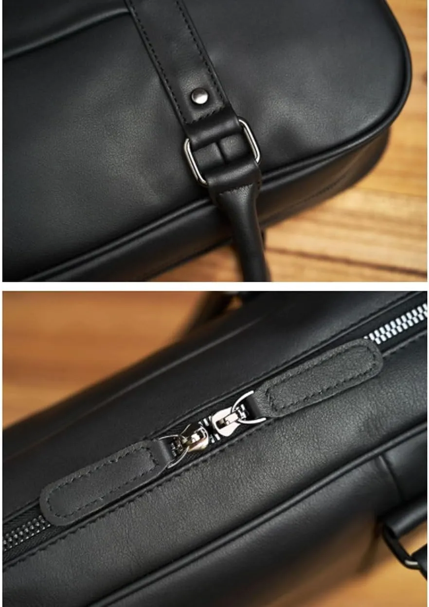 Casual Daypacks Briefcases Laptop Bags Messenger Bags Men's Leather Shoulder Bags Handbags Luggage Bags 15Inch