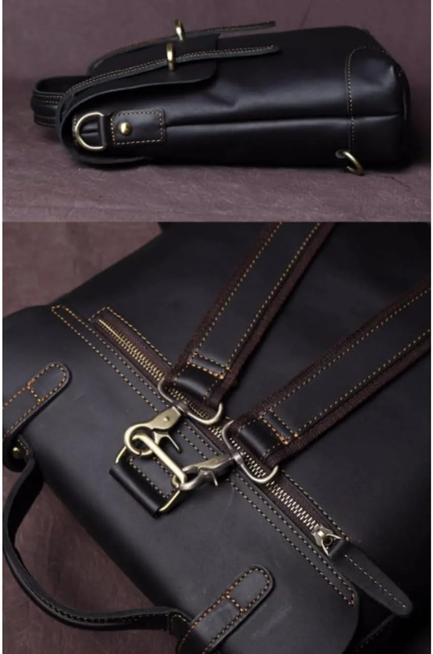 Casual Daypacks Handbags Briefcases Men's Genuine Leather Shoulder Bags Messenger Bags Laptop Bags Luggage Bags