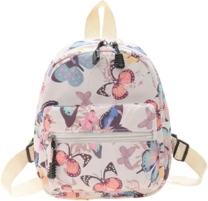 Casual Nylon Women Mini Backpack Fashion Solid Color Preppy Style Female Small Travel Knapsack Rucksacks
