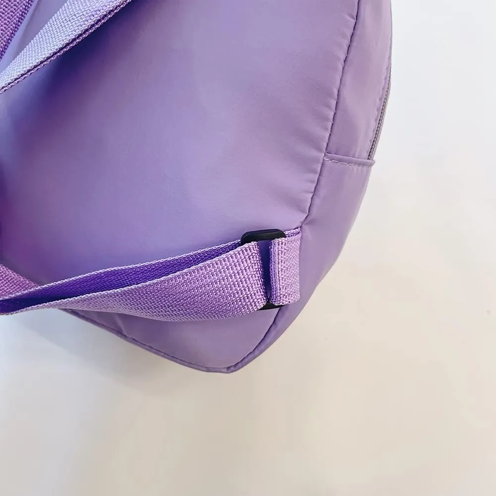 Casual Nylon Women Mini Backpack Fashion Solid Color Preppy Style Female Small Travel Knapsack Rucksacks