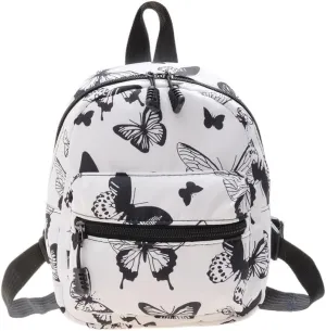 Casual Nylon Women Mini Backpack Fashion Solid Color Preppy Style Female Small Travel Knapsack Rucksacks