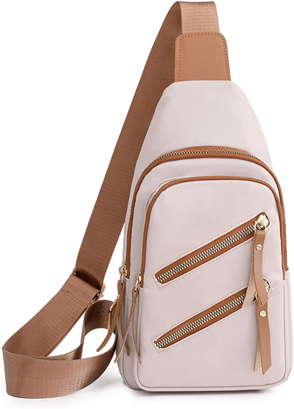 Chest Bag Daypack Fanny Pack Women Messenger Bag Fashionable New Pattern Simple Solid Color Fresh Layered Large
