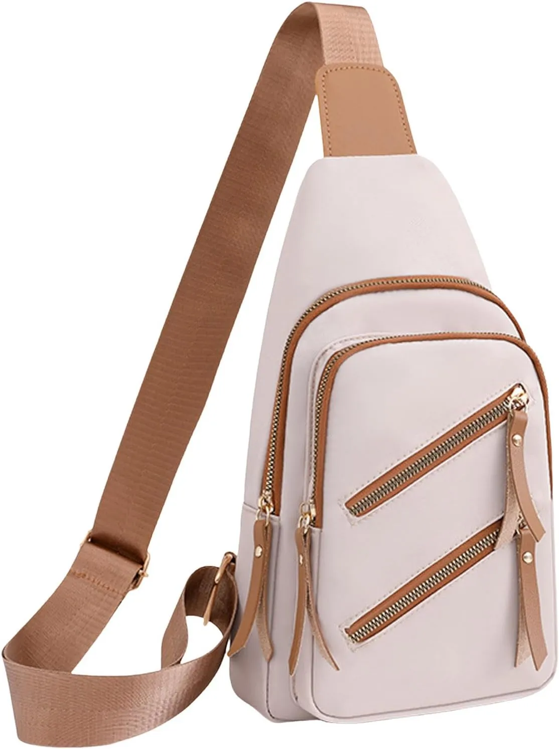 Chest Bag Daypack Fanny Pack Women Messenger Bag Fashionable New Pattern Simple Solid Color Fresh Layered Large
