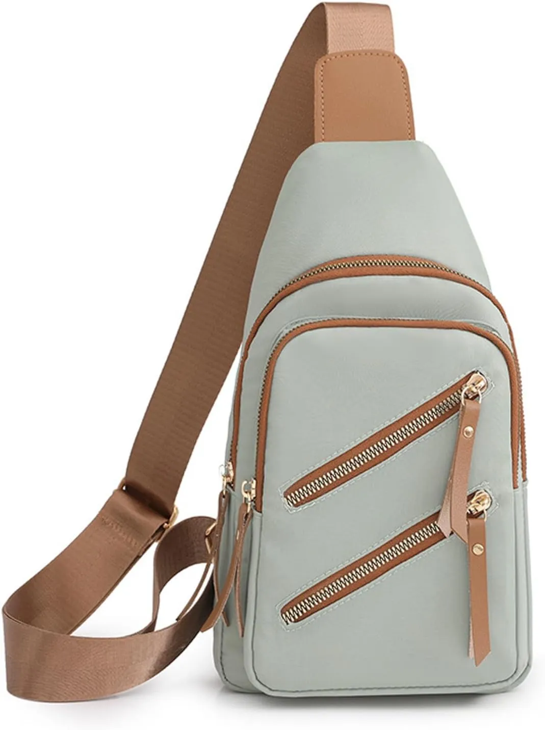 Chest Bag Daypack Fanny Pack Women Messenger Bag Fashionable New Pattern Simple Solid Color Fresh Layered Large