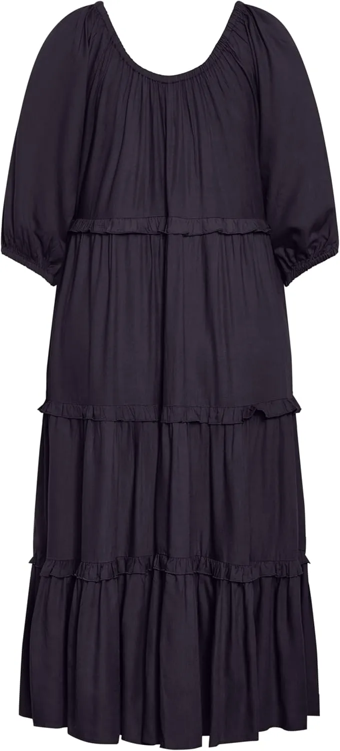 City Chic Women's Citychic Plus Size Dress Heather Tier