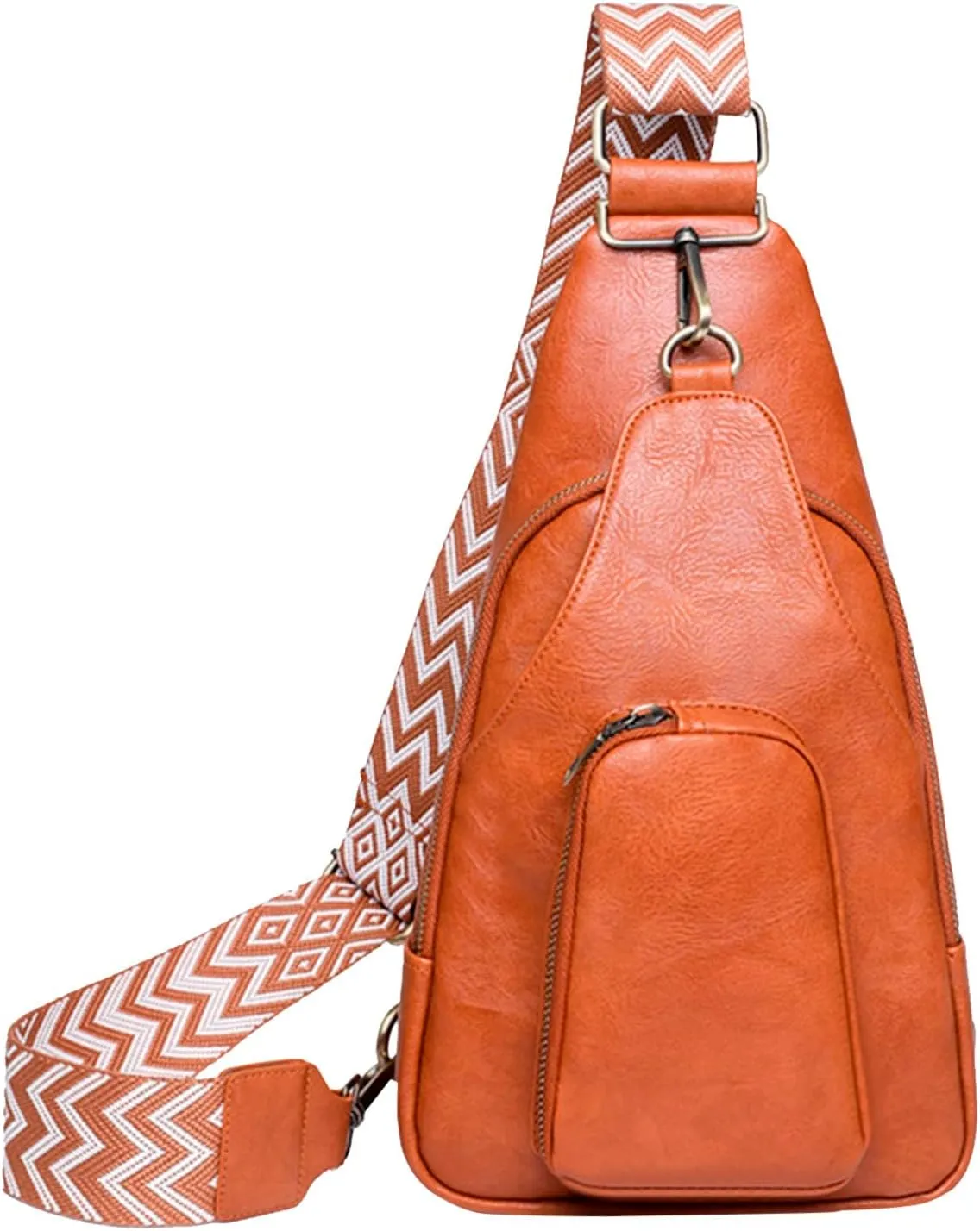 Crossbody Bag Sling Bags for Women Leather Small Fanny Pack Crossbody Bags Chest Bag for Women