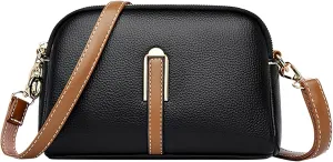 Crossbody Purses For Women Casual Adjustable Strap Ladies Shoulder Bag Shoulder Tote Bag (Black, One Size)