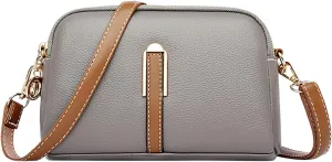 Crossbody Purses For Women Casual Adjustable Strap Ladies Shoulder Bag Shoulder Tote Bag (Grey, One Size)