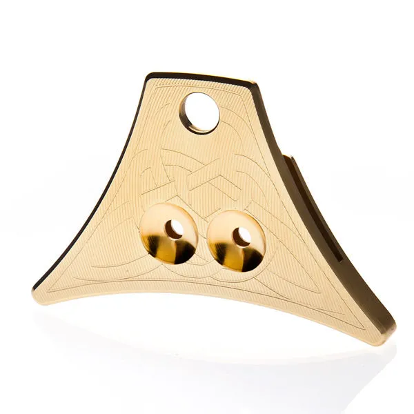 Decorated Logan Turbo Brass Sheepdog Whistle