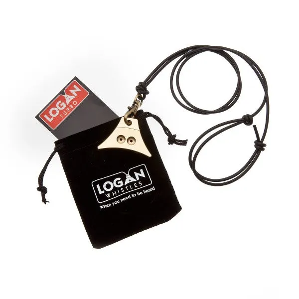 Decorated Logan Turbo Brass Sheepdog Whistle