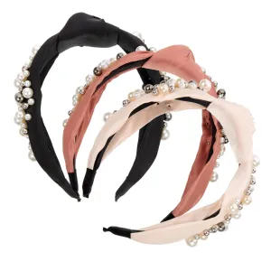Didiseaon 3pcs Knotted Headbands for Women Non- Fashion Hair Accessories Korean and for Birthdays Anniversaries and Special Occasions