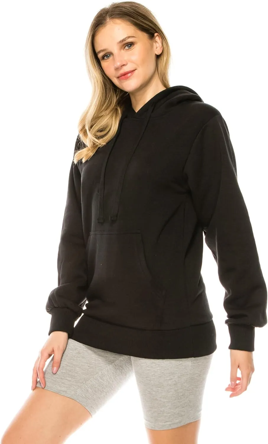 Eevee Women's Oversized Hoodie Pullover - Medium Weight Fleece Warm Loose Fit Casual Long Sleeve Hooded Sweatshirts Top