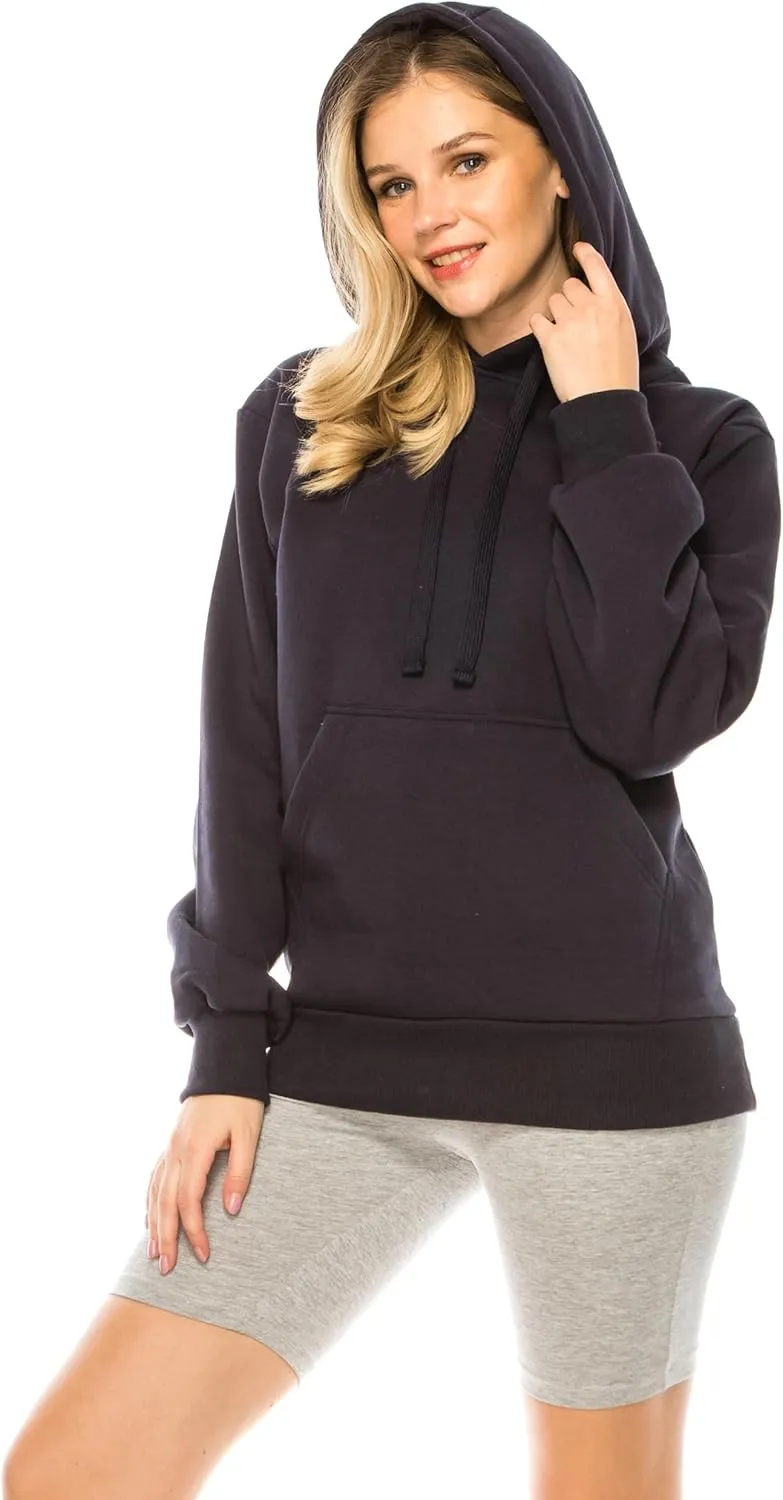 Eevee Women's Oversized Hoodie Pullover - Medium Weight Fleece Warm Loose Fit Casual Long Sleeve Hooded Sweatshirts Top