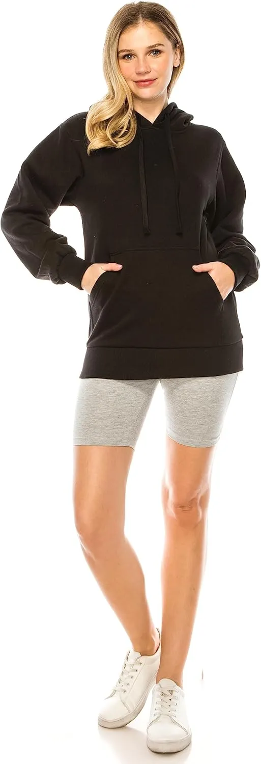 Eevee Women's Oversized Hoodie Pullover - Medium Weight Fleece Warm Loose Fit Casual Long Sleeve Hooded Sweatshirts Top