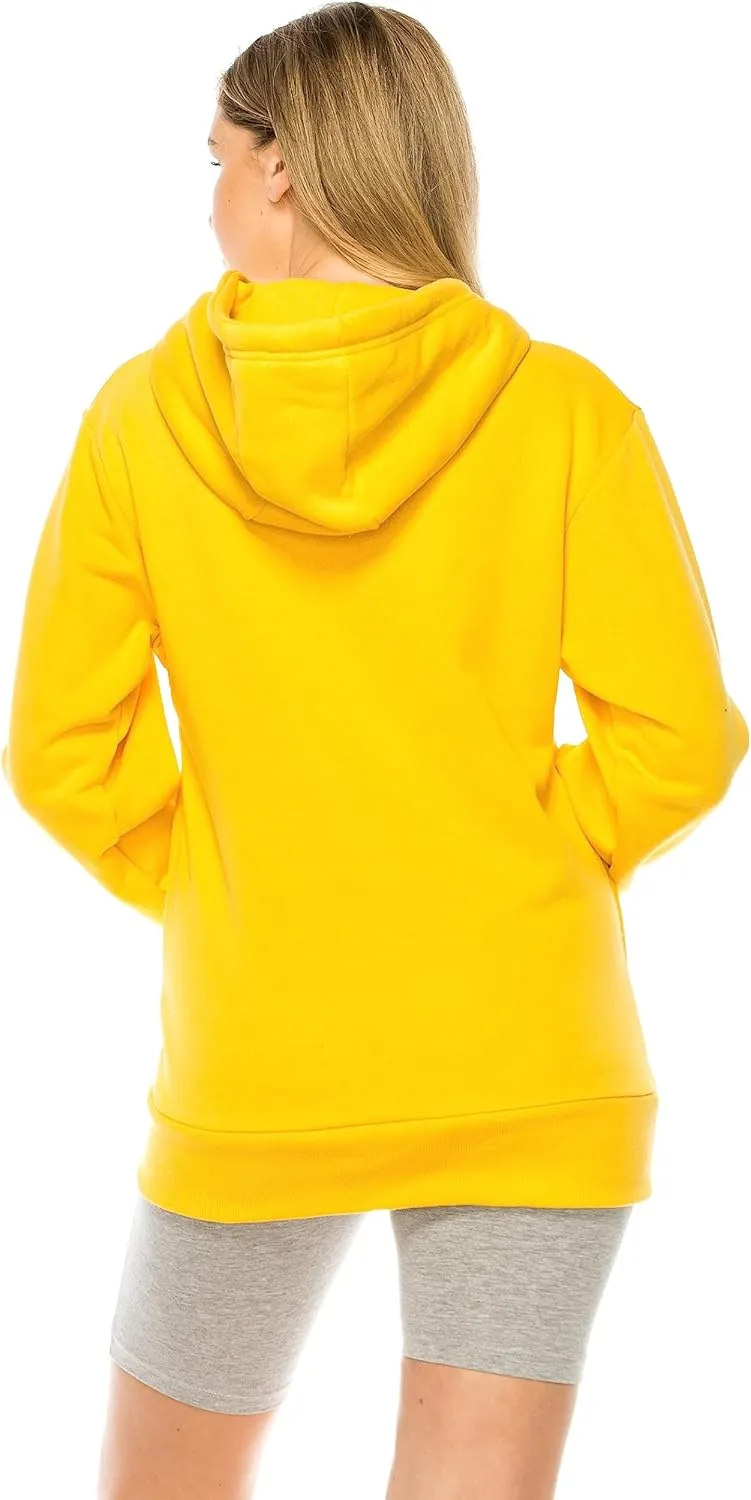 Eevee Women's Oversized Hoodie Pullover - Medium Weight Fleece Warm Loose Fit Casual Long Sleeve Hooded Sweatshirts Top