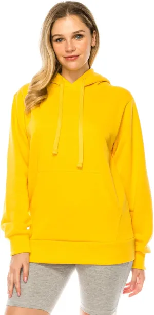Eevee Women's Oversized Hoodie Pullover - Medium Weight Fleece Warm Loose Fit Casual Long Sleeve Hooded Sweatshirts Top