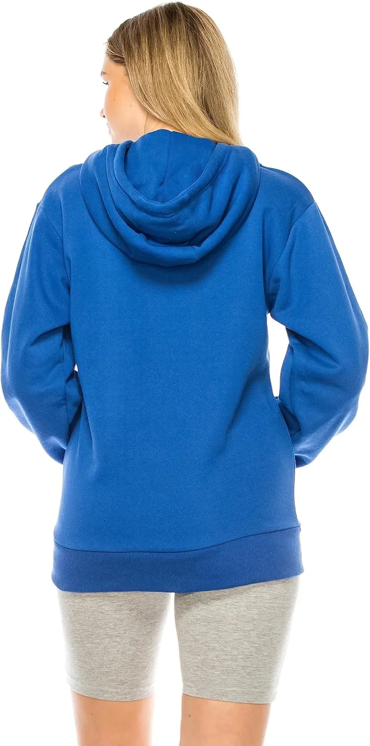 Eevee Women's Oversized Hoodie Pullover - Medium Weight Fleece Warm Loose Fit Casual Long Sleeve Hooded Sweatshirts Top