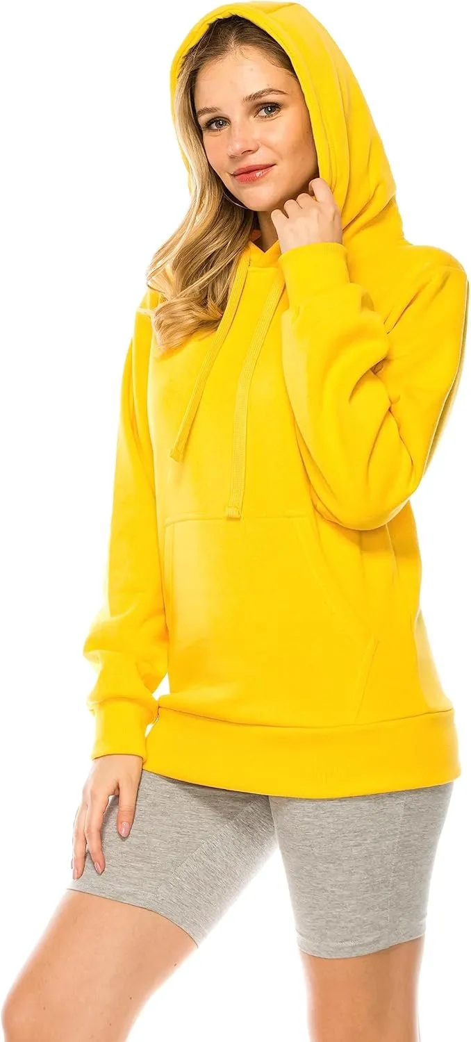 Eevee Women's Oversized Hoodie Pullover - Medium Weight Fleece Warm Loose Fit Casual Long Sleeve Hooded Sweatshirts Top