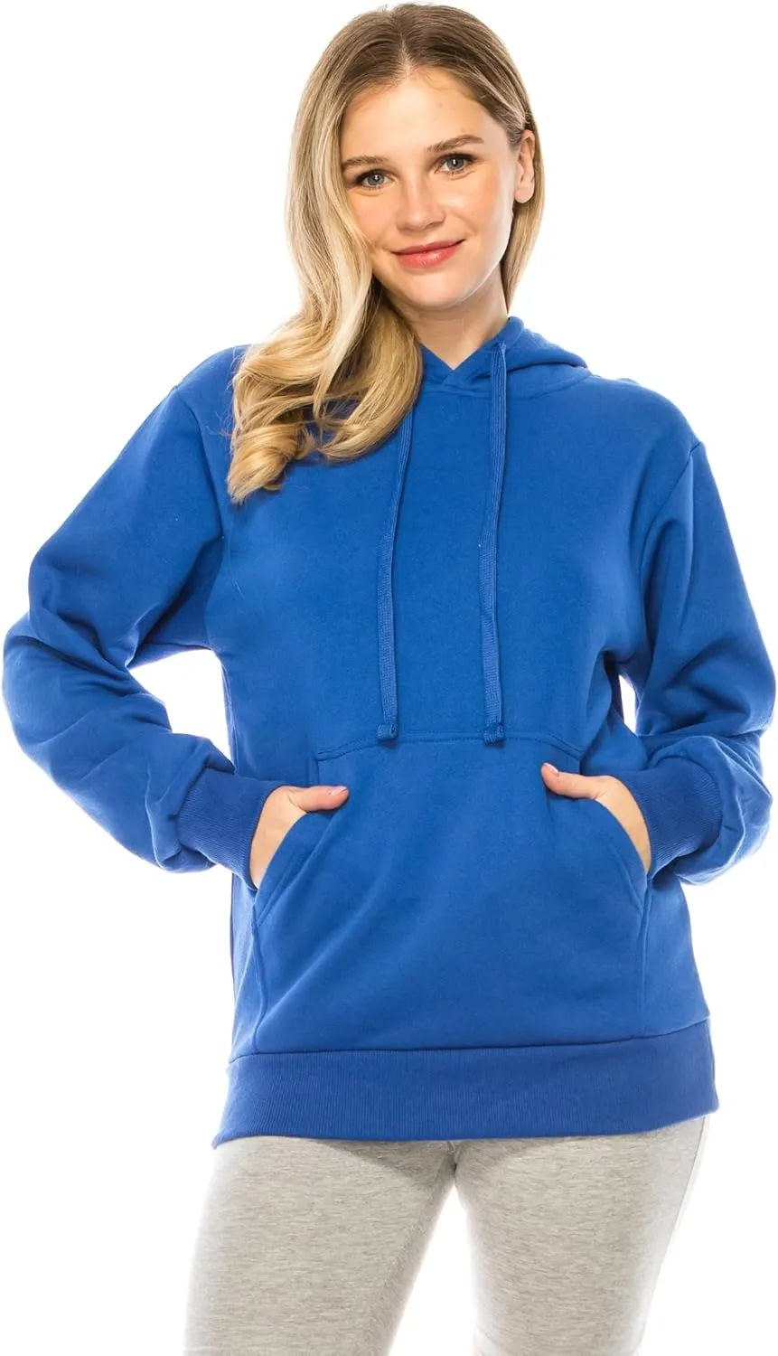 Eevee Women's Oversized Hoodie Pullover - Medium Weight Fleece Warm Loose Fit Casual Long Sleeve Hooded Sweatshirts Top