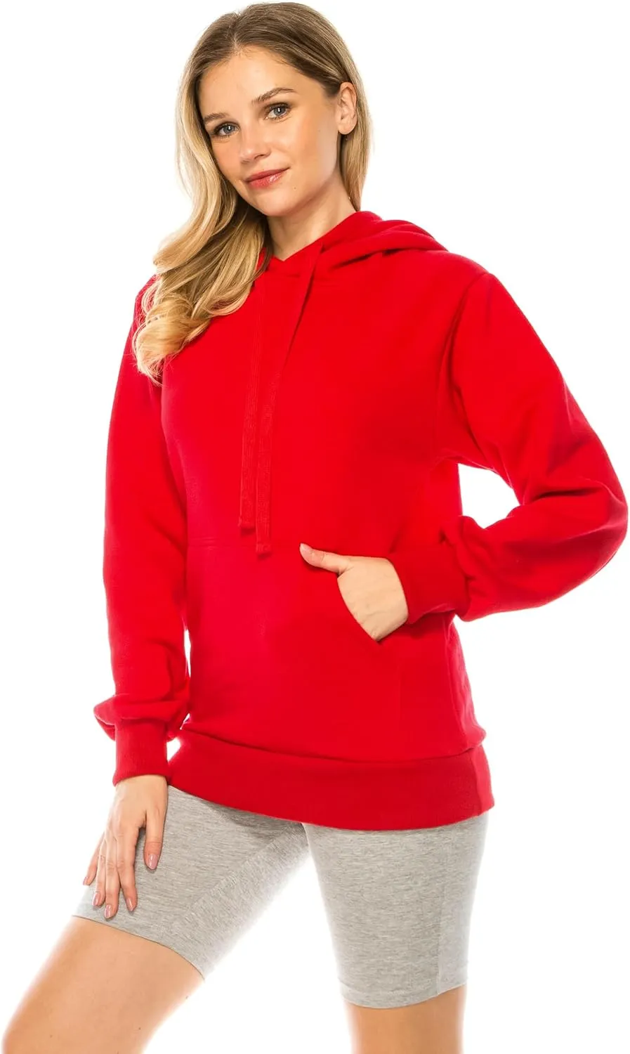 Eevee Women's Oversized Hoodie Pullover - Medium Weight Fleece Warm Loose Fit Casual Long Sleeve Hooded Sweatshirts Top
