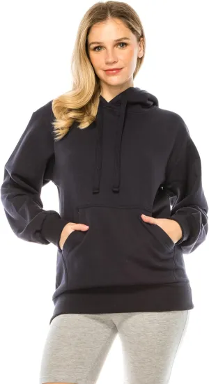 Eevee Women's Oversized Hoodie Pullover - Medium Weight Fleece Warm Loose Fit Casual Long Sleeve Hooded Sweatshirts Top