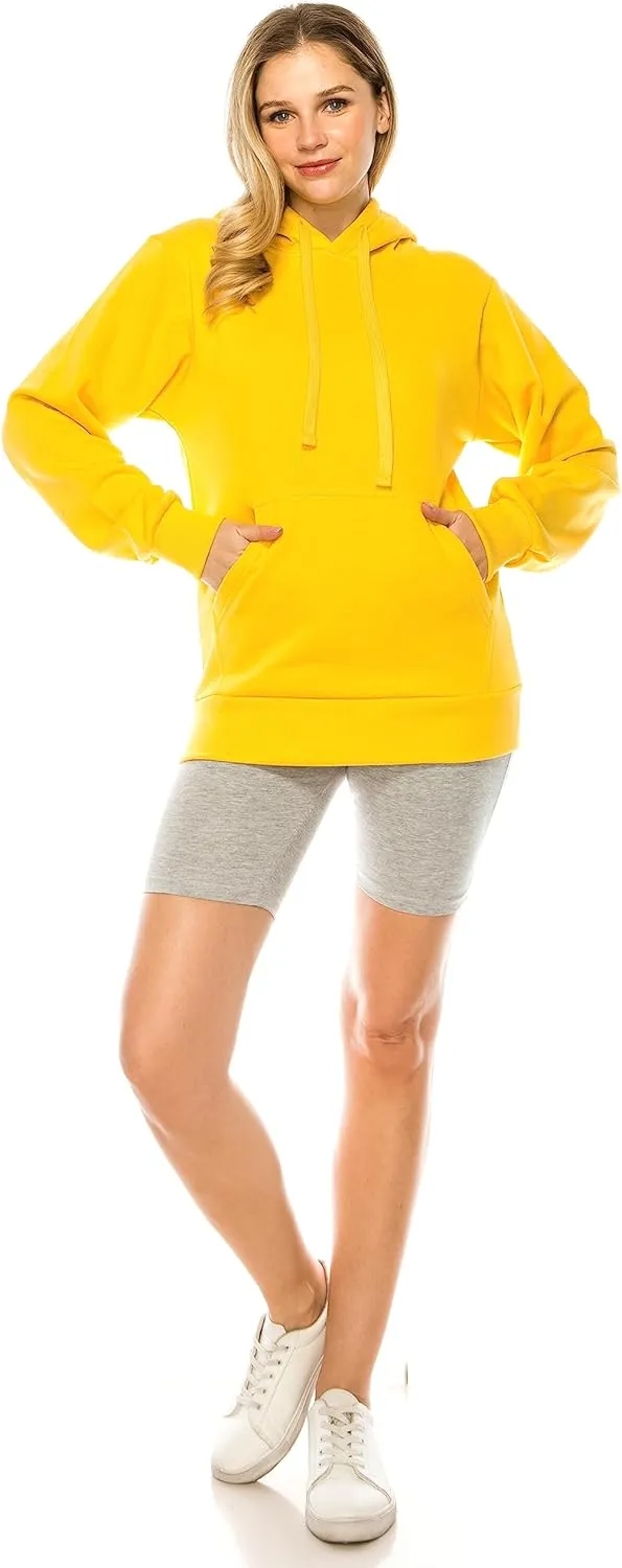 Eevee Women's Oversized Hoodie Pullover - Medium Weight Fleece Warm Loose Fit Casual Long Sleeve Hooded Sweatshirts Top