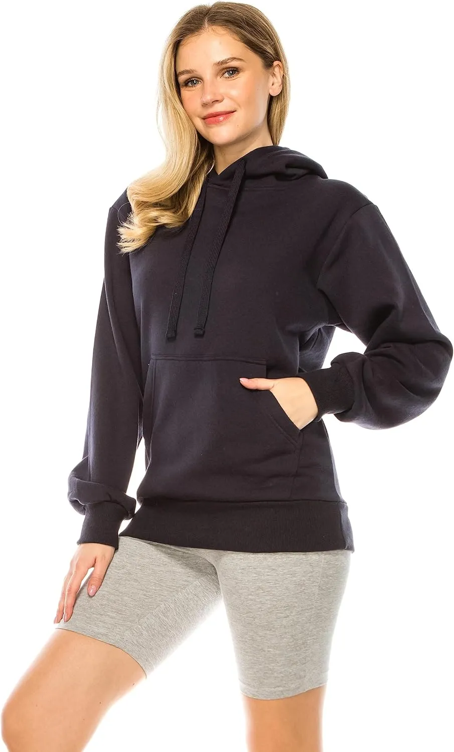 Eevee Women's Oversized Hoodie Pullover - Medium Weight Fleece Warm Loose Fit Casual Long Sleeve Hooded Sweatshirts Top