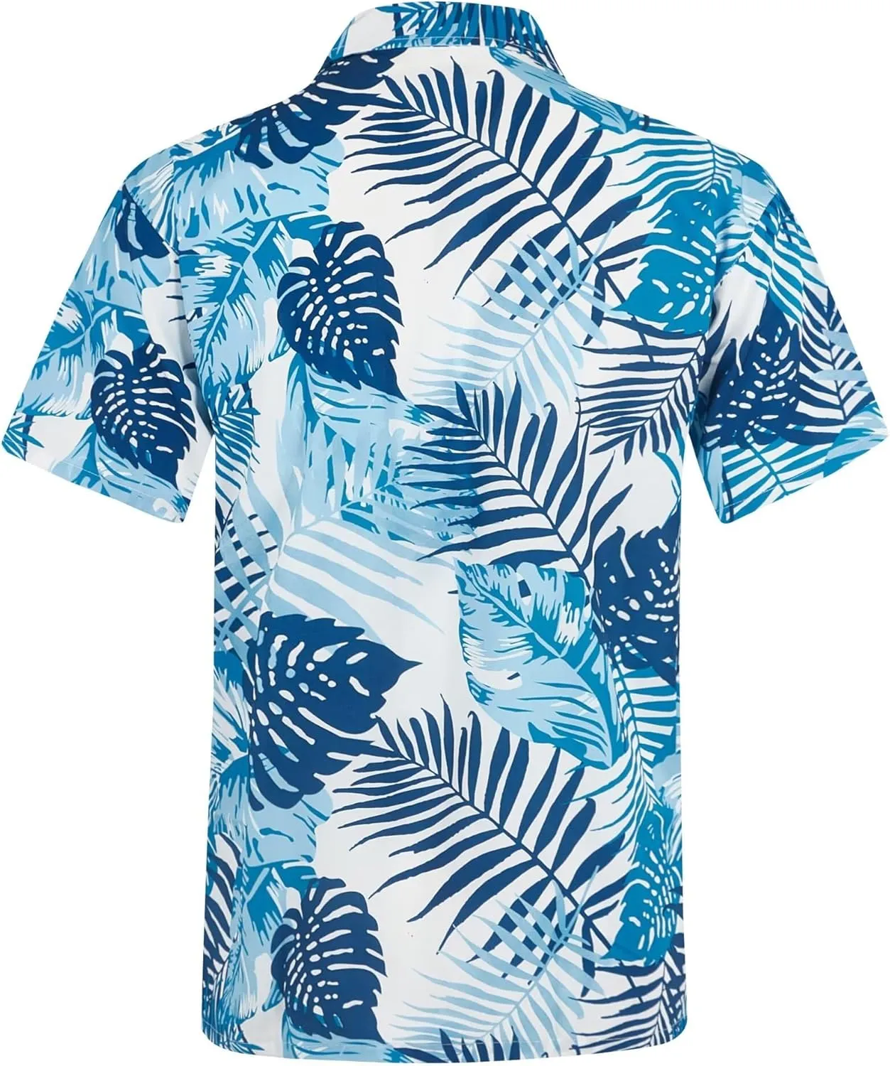 ELETOP Men's Hawaiian Shirts Short Sleeve Floral Beach Shirts Button Down Tropical Aloha Vacation Shirts