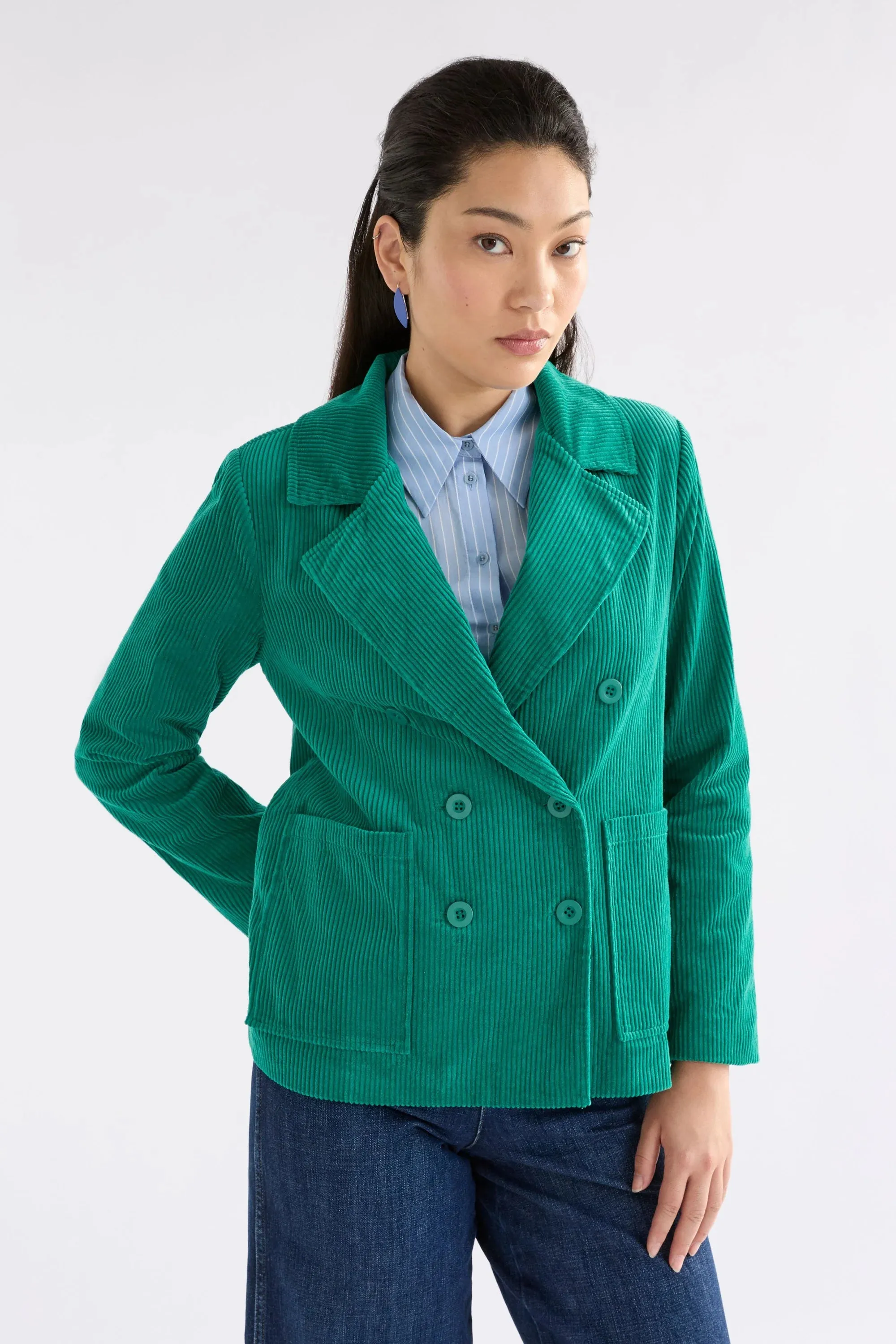 Elk - Island Green Rhes Cord Jacket