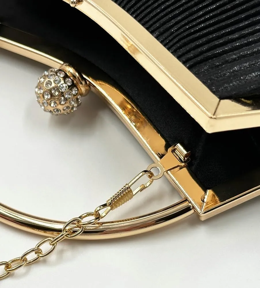 Evening Clutch for Women Shiny Evening Bag Elegant Purse Gorgeous Handbags for Feast Party Wedding