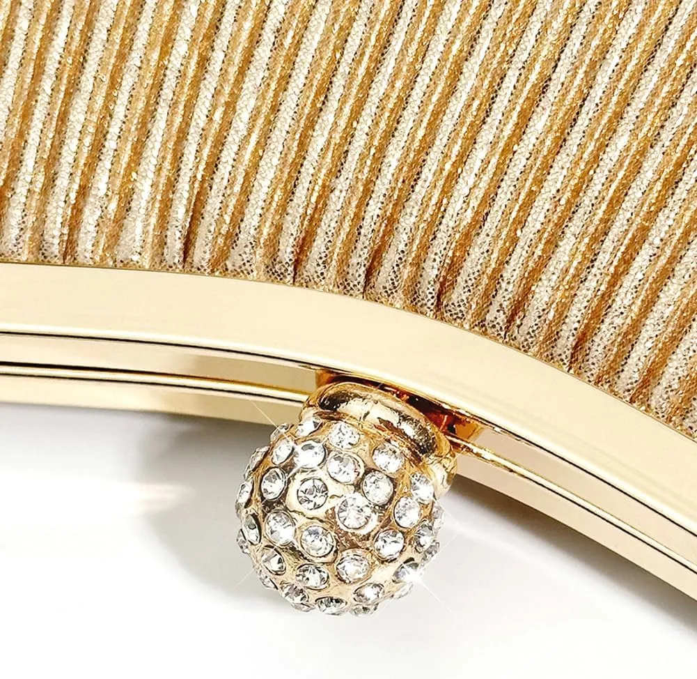 Evening Clutch for Women Shiny Evening Bag Elegant Purse Gorgeous Handbags for Feast Party Wedding