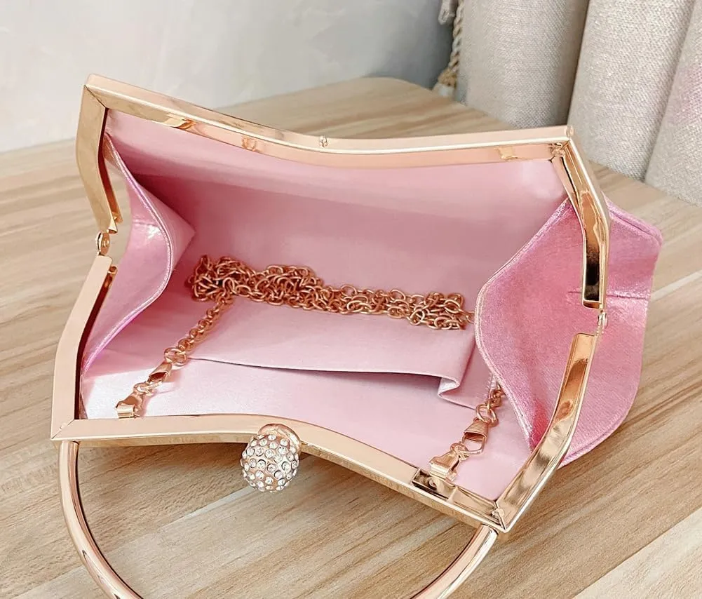 Evening Clutch for Women Shiny Evening Bag Elegant Purse Gorgeous Handbags for Feast Party Wedding