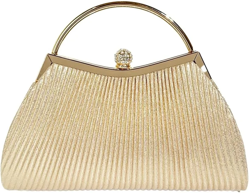 Evening Clutch for Women Shiny Evening Bag Elegant Purse Gorgeous Handbags for Feast Party Wedding