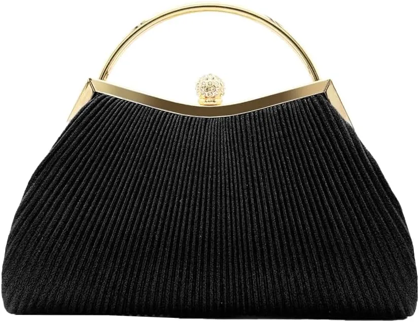 Evening Clutch for Women Shiny Evening Bag Elegant Purse Gorgeous Handbags for Feast Party Wedding
