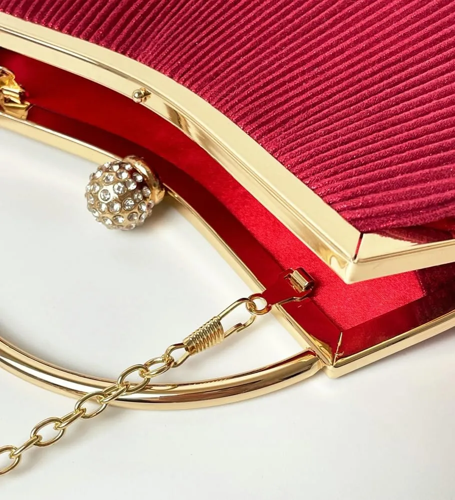 Evening Clutch for Women Shiny Evening Bag Elegant Purse Gorgeous Handbags for Feast Party Wedding