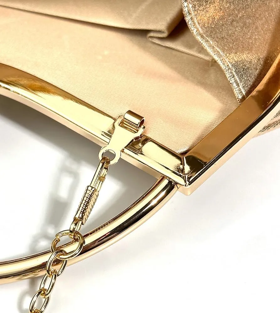 Evening Clutch for Women Shiny Evening Bag Elegant Purse Gorgeous Handbags for Feast Party Wedding