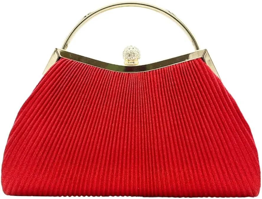 Evening Clutch for Women Shiny Evening Bag Elegant Purse Gorgeous Handbags for Feast Party Wedding