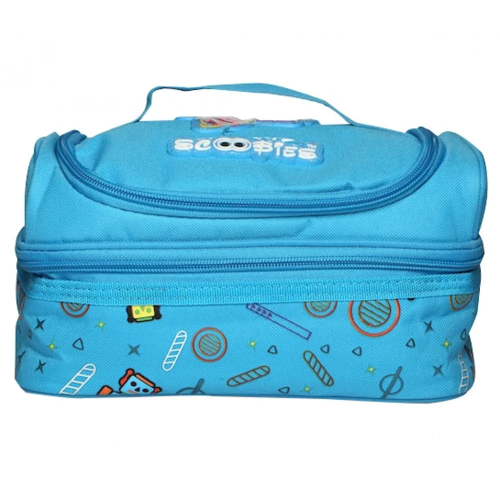Fab N Dab Lunchbag | Insulated | Vibrant Colours |  Applique badge work | Dapper Design