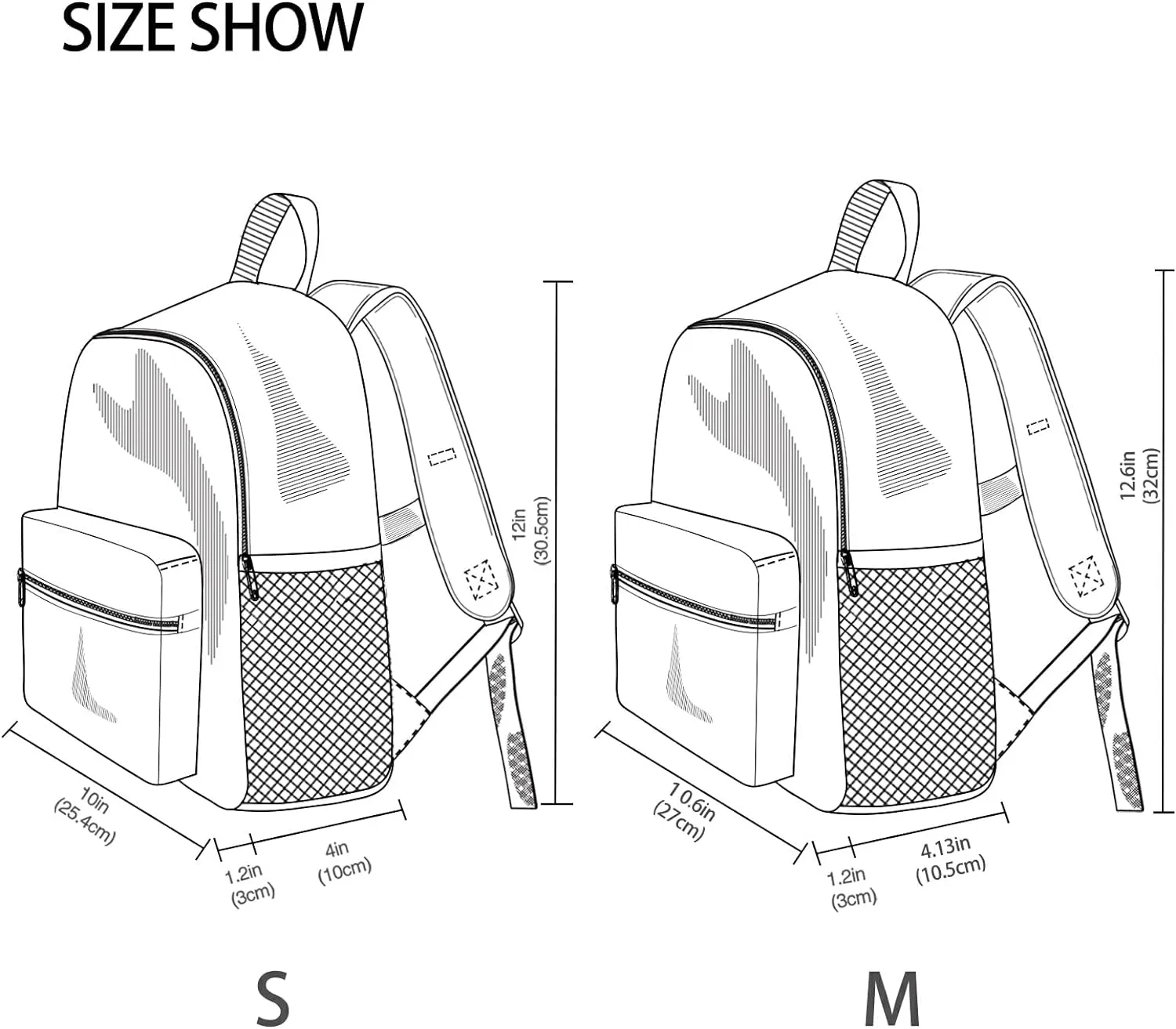 Fisyme Toddler Backpack Cartoon Monster Truck School Bag Kids Backpacks for Kindergarten Preschool Nursery Girl Boys, S