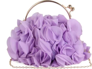 Floral Clutch Purses for Women Flower Evening Bag Wedding Purse Party Prom Handbags