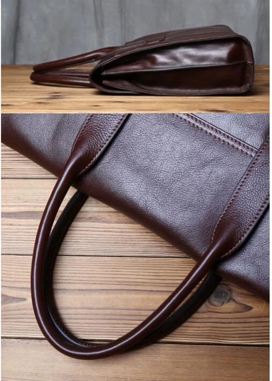 Genuine Leather Laptop Bags Briefcases Shoulder Bags Crossbody Bags Handbags Mens Messenger Bags Casual Daypacks