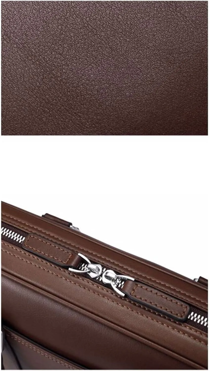 Genuine Leather Laptop Bags Business Briefcases Mens Messenger Shoulder Bags Crossbody Bags Handbags