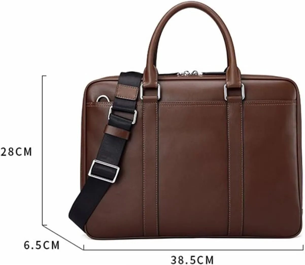 Genuine Leather Laptop Bags Business Briefcases Mens Messenger Shoulder Bags Crossbody Bags Handbags