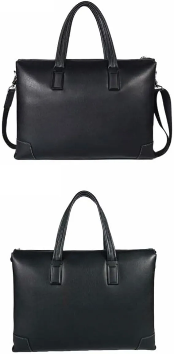 Genuine Leather Laptop Bags Business Handbags Computers Bags Mens Briefcases Messenger Shoulder Bags