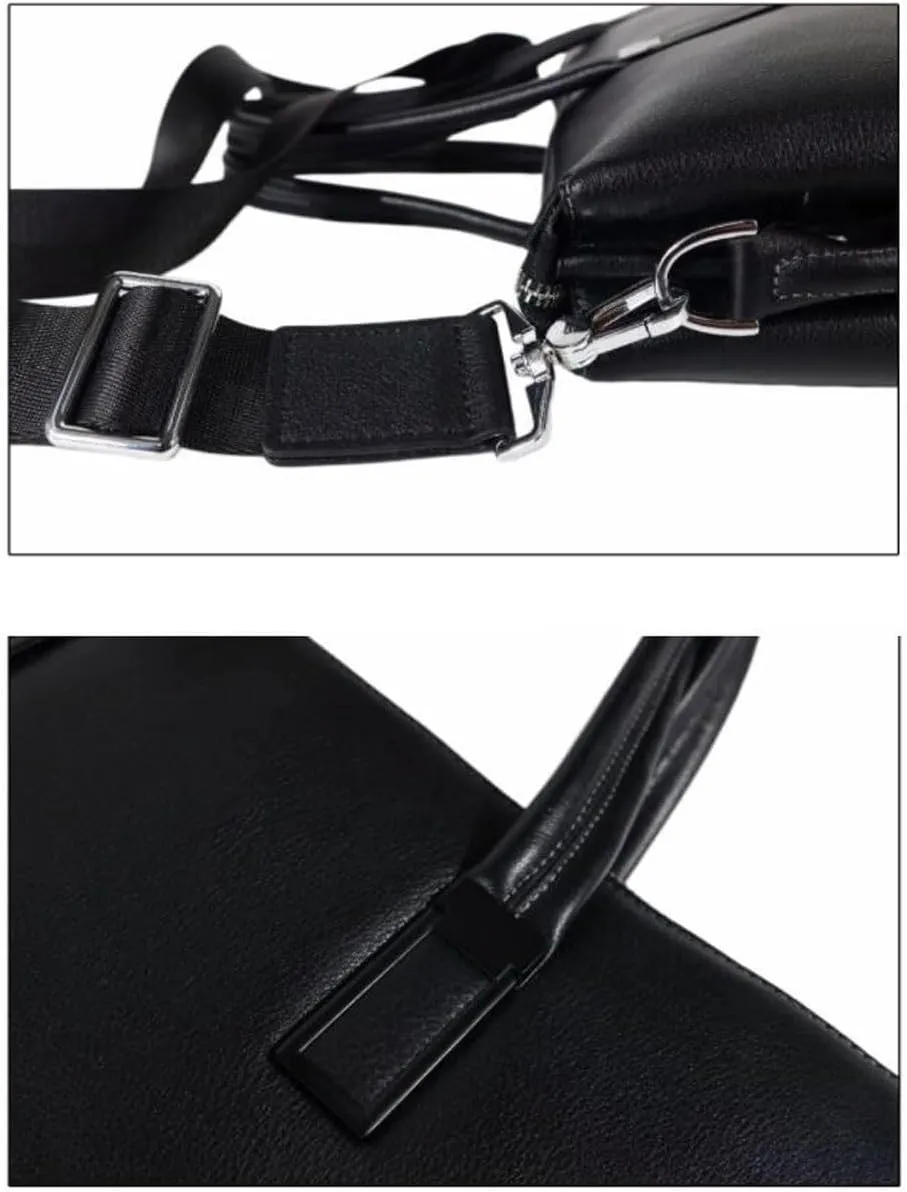 Genuine Leather Laptop Bags Business Handbags Computers Bags Mens Briefcases Messenger Shoulder Bags