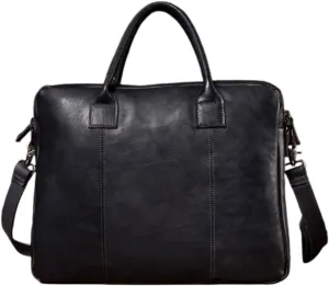 Genuine Leather Laptop Bags Mens Handbags Business Briefcases Crossbody Bags Travel Bags Messenger Shoulder Bags