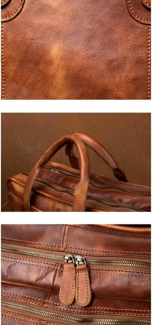 Genuine Leather Messenger Shoulder Bags Handbags Mens Briefcases Computers Bags Laptop Bags Travel Luggage Bags