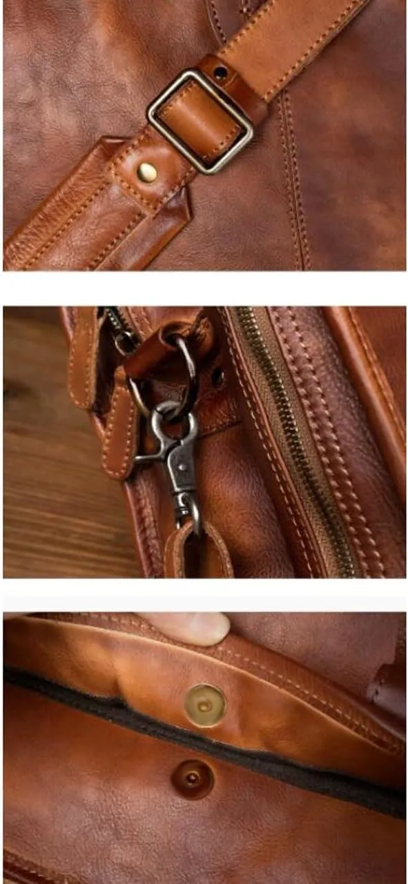 Genuine Leather Messenger Shoulder Bags Handbags Mens Briefcases Computers Bags Laptop Bags Travel Luggage Bags