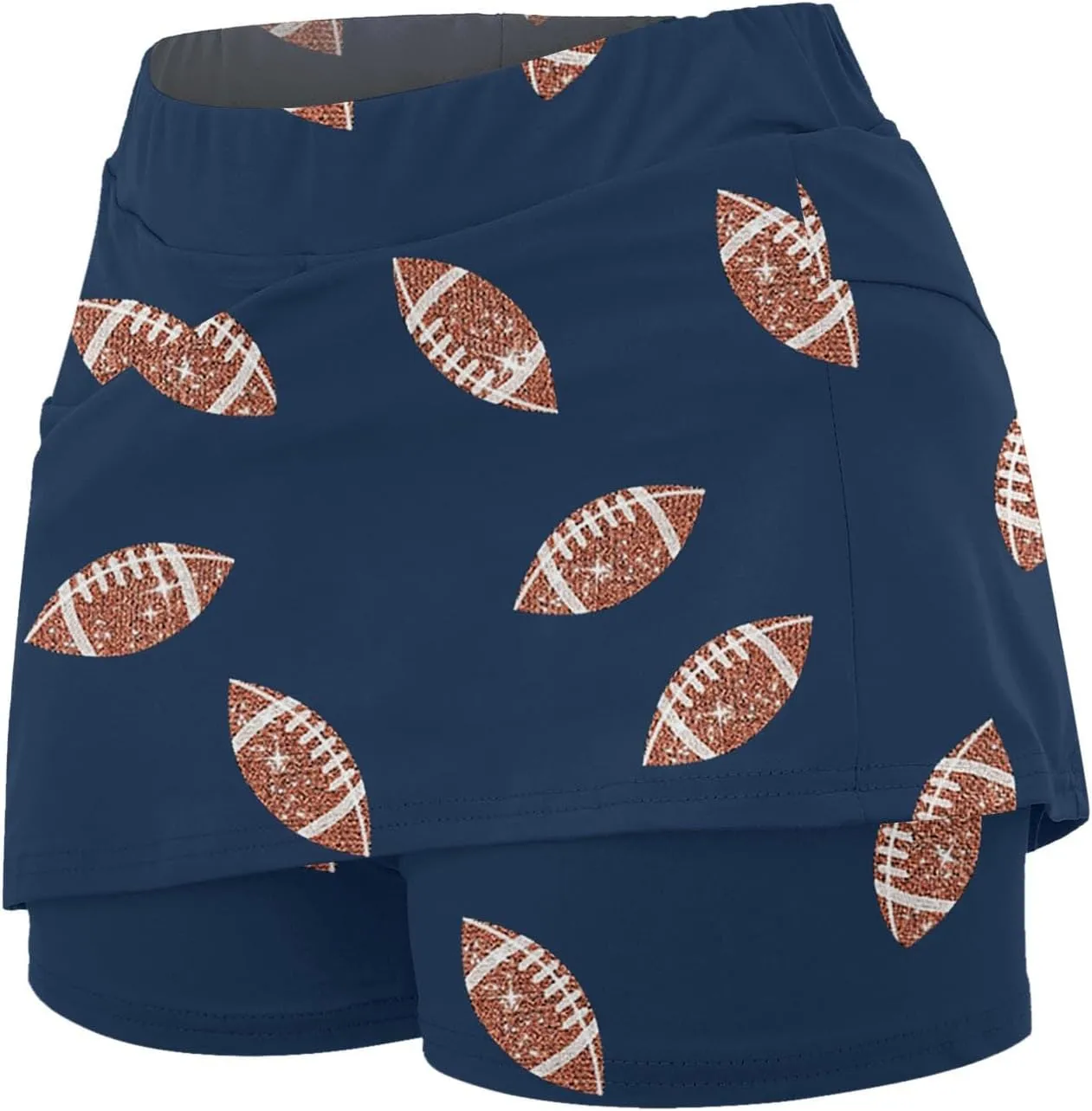 Golf Skorts for Women with Pockets Floral Summer Casual Tennis Skirts with Shorts Tummy Control Athletic Skort